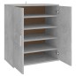 vidaXL Mueble zapatero madera de ingeniería gris hormigón 60x35x70 cm vidaXL Mueble zapatero madera de ingeniería gris hormigón 60x35x70 cm