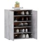 vidaXL Mueble zapatero madera de ingeniería gris hormigón 60x35x70 cm vidaXL Mueble zapatero madera de ingeniería gris hormigón 60x35x70 cm