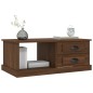 vidaXL Mesa de centro madera contrachapada roble marrón 90x50x35 cm vidaXL Mesa de centro madera contrachapada roble marrón 90x50x35 cm