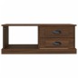 vidaXL Mesa de centro madera contrachapada roble marrón 90x50x35 cm vidaXL Mesa de centro madera contrachapada roble marrón 90x50x35 cm