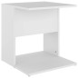 vidaXL Mesa auxiliar de madera contrachapada blanco 45x45x48 cm vidaXL Mesa auxiliar de madera contrachapada blanco 45x45x48 cm
