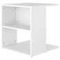 vidaXL Mesa auxiliar de madera contrachapada blanco 45x45x48 cm vidaXL Mesa auxiliar de madera contrachapada blanco 45x45x48 cm