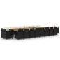 vidaXL Set de comedor jardín 21 pzas con cojines ratán sintético negro vidaXL Set de comedor jardín 21 pzas con cojines ratán sintético negro