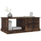vidaXL Mesa de centro madera contrachapada roble ahumado 90x50x35 cm vidaXL Mesa de centro madera contrachapada roble ahumado 90x50x35 cm