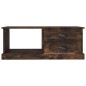 vidaXL Mesa de centro madera contrachapada roble ahumado 90x50x35 cm vidaXL Mesa de centro madera contrachapada roble ahumado 90x50x35 cm