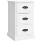 vidaXL Mesita de noche madera contrachapada blanca 39x39x67 cm vidaXL Mesita de noche madera contrachapada blanca 39x39x67 cm