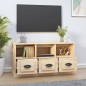 vidaXL Mueble para TV madera contrachapada roble Sonoma 100x35x50 cm