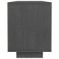 vidaXL Mueble de TV madera maciza de pino gris 110x30x40 cm 