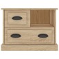 vidaXL Mesita de noche color roble Sonoma 60x39x45 cm vidaXL Mesita de noche color roble Sonoma 60x39x45 cm