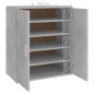 vidaXL Mueble zapatero madera de ingeniería gris hormigón 60x35x70 cm vidaXL Mueble zapatero madera de ingeniería gris hormigón 60x35x70 cm