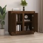 vidaXL Aparador madera contrachapada roble marrón 80x34x75 cm vidaXL Aparador madera contrachapada roble marrón 80x34x75 cm