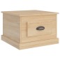 vidaXL Mesa de centro madera contrachapada roble Sonoma 50x50x35 cm vidaXL Mesa de centro madera contrachapada roble Sonoma 50x50x35 cm