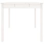 vidaXL Mesa de jardín madera maciza de pino blanco 82,5x82,5x76 cm vidaXL Mesa de jardín madera maciza de pino blanco 82,5x82,5x76 cm