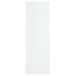 vidaXL Aparador de madera contrachapada blanco brillo 60x35,5x103,5 cm vidaXL Aparador de madera contrachapada blanco brillo 60x35,5x103,5 cm