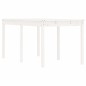 vidaXL Mesa de jardín madera maciza pino blanco 159,5x82,5x76 cm vidaXL Mesa de jardín madera maciza pino blanco 159,5x82,5x76 cm