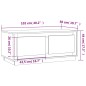 vidaXL Mesa de centro madera contrachapada roble Sonoma 102x50x44 cm vidaXL Mesa de centro madera contrachapada roble Sonoma 102x50x44 cm