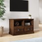 vidaXL Mueble para TV madera contrachapada marrón roble 80x35x50 cm vidaXL Mueble para TV madera contrachapada marrón roble 80x35x50 cm