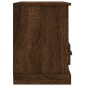 vidaXL Mueble para TV madera contrachapada marrón roble 80x35x50 cm vidaXL Mueble para TV madera contrachapada marrón roble 80x35x50 cm