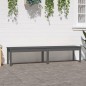vidaXL Banco de jardín de 2 plazas madera maciza pino 203,5x44x45 cm vidaXL Banco de jardín de 2 plazas madera maciza pino 203,5x44x45 cm