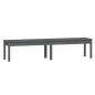 vidaXL Banco de jardín de 2 plazas madera maciza pino 203,5x44x45 cm vidaXL Banco de jardín de 2 plazas madera maciza pino 203,5x44x45 cm