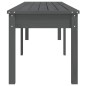vidaXL Banco de jardín de 2 plazas madera maciza pino 203,5x44x45 cm vidaXL Banco de jardín de 2 plazas madera maciza pino 203,5x44x45 cm