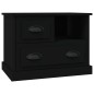 vidaXL Mesita de noche negra 60x39x45 cm vidaXL Mesita de noche negra 60x39x45 cm