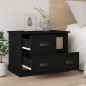 vidaXL Mesita de noche negra 60x39x45 cm vidaXL Mesita de noche negra 60x39x45 cm