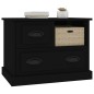 vidaXL Mesita de noche negra 60x39x45 cm vidaXL Mesita de noche negra 60x39x45 cm