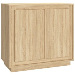 vidaXL Aparador madera contrachapada color roble Sonoma 80x34x75 cm