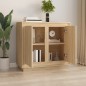 vidaXL Aparador madera contrachapada color roble Sonoma 80x34x75 cm vidaXL Aparador madera contrachapada color roble Sonoma 80x34x75 cm
