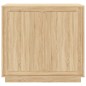 vidaXL Aparador madera contrachapada color roble Sonoma 80x34x75 cm vidaXL Aparador madera contrachapada color roble Sonoma 80x34x75 cm