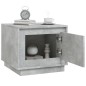 vidaXL Mesa de centro madera contrachapada gris hormigón 51x50x44 cm vidaXL Mesa de centro madera contrachapada gris hormigón 51x50x44 cm