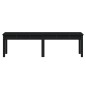 vidaXL Banco jardín 2 plazas madera maciza pino negro 159,5x44x45 cm vidaXL Banco jardín 2 plazas madera maciza pino negro 159,5x44x45 cm