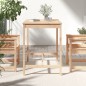 vidaXL Mesa de jardín madera maciza de pino 121x82,5x110 cm vidaXL Mesa de jardín madera maciza de pino 121x82,5x110 cm