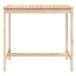 vidaXL Mesa de jardín madera maciza de pino 121x82,5x110 cm vidaXL Mesa de jardín madera maciza de pino 121x82,5x110 cm