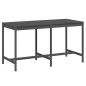 vidaXL Mesa de jardín madera maciza de pino gris 203,5x90x110 cm vidaXL Mesa de jardín madera maciza de pino gris 203,5x90x110 cm