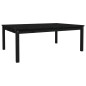 vidaXL Mesa de jardín madera maciza pino negro 121x82,5x45 cm vidaXL Mesa de jardín madera maciza pino negro 121x82,5x45 cm