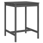 vidaXL Mesa de jardín madera maciza pino gris 82,5x82,5x110 cm vidaXL Mesa de jardín madera maciza pino gris 82,5x82,5x110 cm