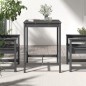 vidaXL Mesa de jardín madera maciza pino gris 82,5x82,5x110 cm vidaXL Mesa de jardín madera maciza pino gris 82,5x82,5x110 cm