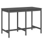 vidaXL Mesa de jardín madera maciza pino gris 159,5x82,5x110 cm vidaXL Mesa de jardín madera maciza pino gris 159,5x82,5x110 cm