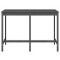 vidaXL Mesa de jardín madera maciza pino gris 159,5x82,5x110 cm vidaXL Mesa de jardín madera maciza pino gris 159,5x82,5x110 cm