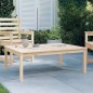 vidaXL Mesa de jardín madera maciza pino 121x82,5x45 cm vidaXL Mesa de jardín madera maciza pino 121x82,5x45 cm