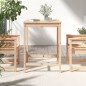 vidaXL Mesa de jardín madera maciza de pino 82,5x82,5x110 cm vidaXL Mesa de jardín madera maciza de pino 82,5x82,5x110 cm