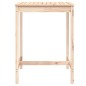 vidaXL Mesa de jardín madera maciza de pino 82,5x82,5x110 cm vidaXL Mesa de jardín madera maciza de pino 82,5x82,5x110 cm