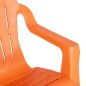vidaXL Sillas jardín niños 2 uds aspecto madera PP naranja 37x34x44 cm vidaXL Sillas jardín niños 2 uds aspecto madera PP naranja 37x34x44 cm
