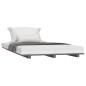 vidaXL Estructura de cama madera maciza de pino gris 90x200 cm vidaXL Estructura de cama madera maciza de pino gris 90x200 cm