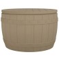 vidaXL Caja de almacenaje de jardín 3 en 1 polipropileno marrón claro vidaXL Caja de almacenaje de jardín 3 en 1 polipropileno marrón claro