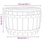vidaXL Caja de almacenaje de jardín 3 en 1 polipropileno marrón claro vidaXL Caja de almacenaje de jardín 3 en 1 polipropileno marrón claro