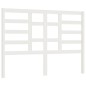 vidaXL Cabecero de cama madera maciza de pino blanco 146x4x104 cm vidaXL Cabecero de cama madera maciza de pino blanco 146x4x104 cm