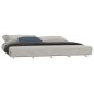 vidaXL Estructura de cama de madera maciza de pino blanco 200x200 cm vidaXL Estructura de cama de madera maciza de pino blanco 200x200 cm